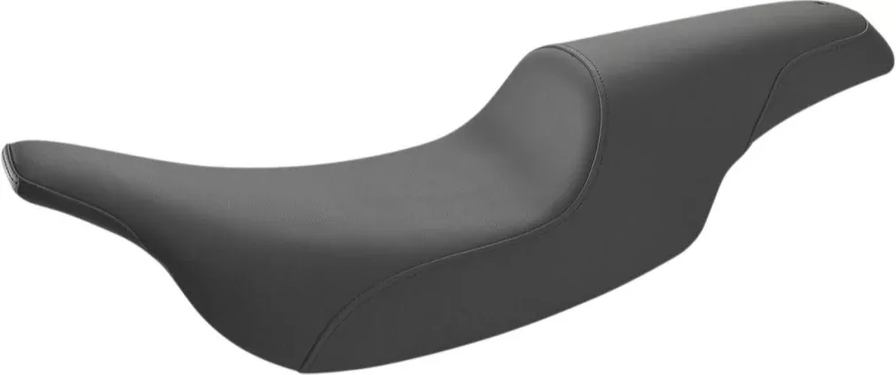 Saddlemen Black Profiler Smooth 2-Up Seat Harley Touring 97-07