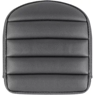 Saddlemen Step Up Sissy Pad Gravestone Tuck and Roll Black 6.5 x 6.5 Universal