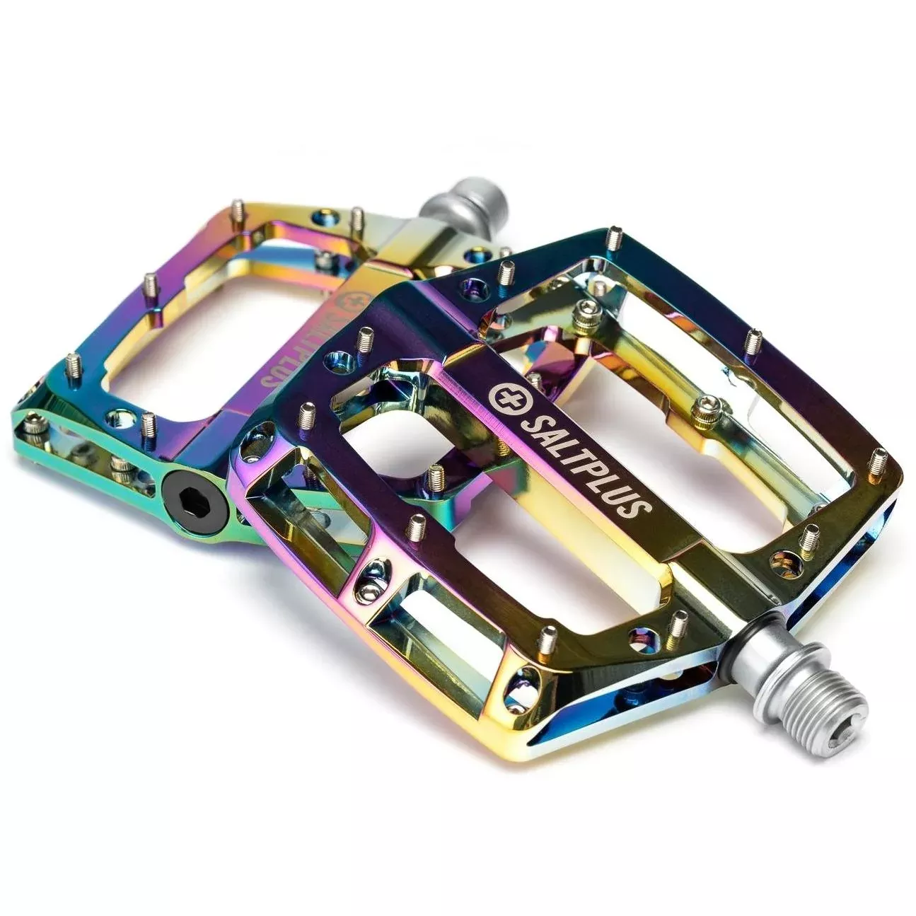 Salt Plus HQ Alloy Pedals 9/16” Spindle Oil Slick