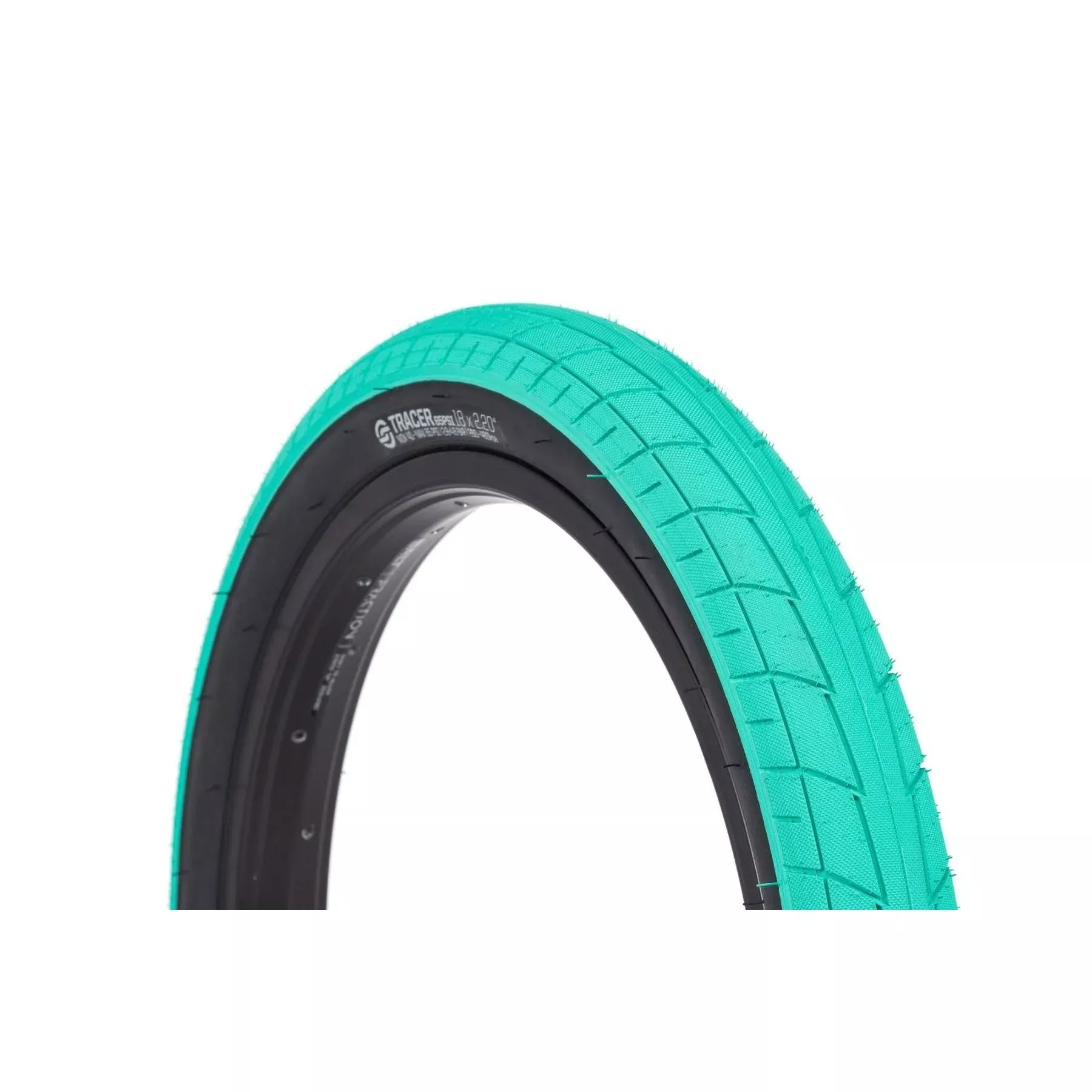 Salt Plus Tracer BMX Tyre 18 X 2.20” Teal/Black Wall