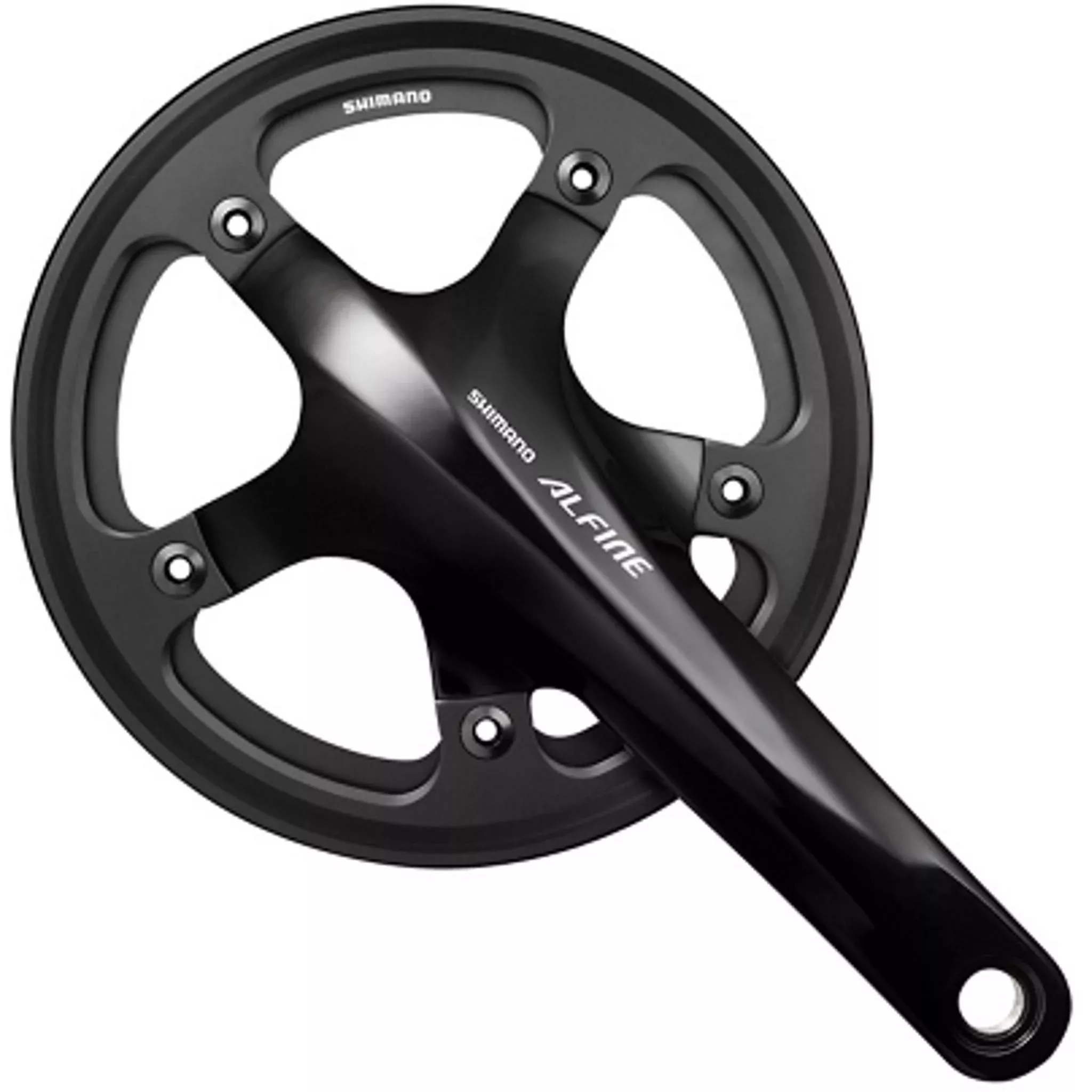 Shimano Alfine FC-S501 2-Piece Hybrid Crankset 45T Black
