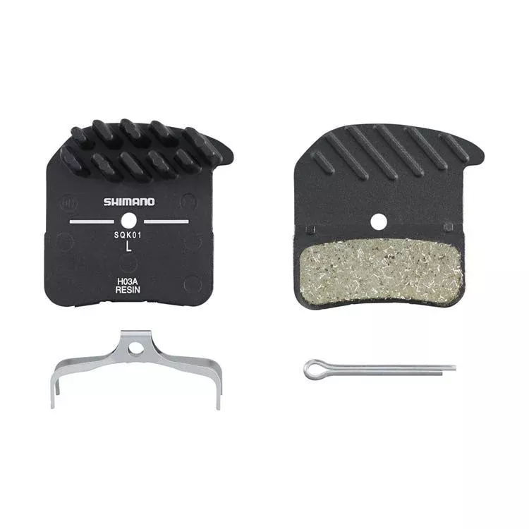 Shimano BR-M820 Resin Pad & Spring H03A-RF w/ Fin Brakepad