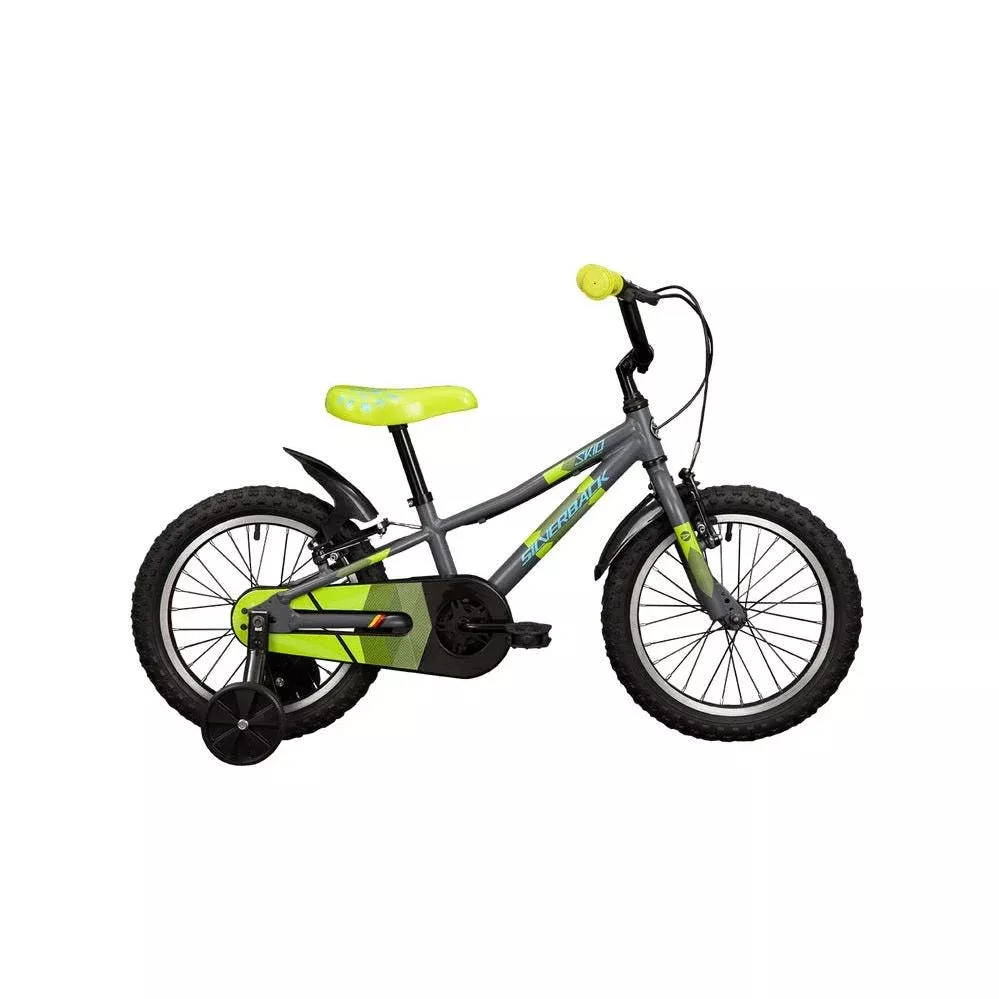 Silverback Skid 16'' Dark Grey/Ice Blue/Lime