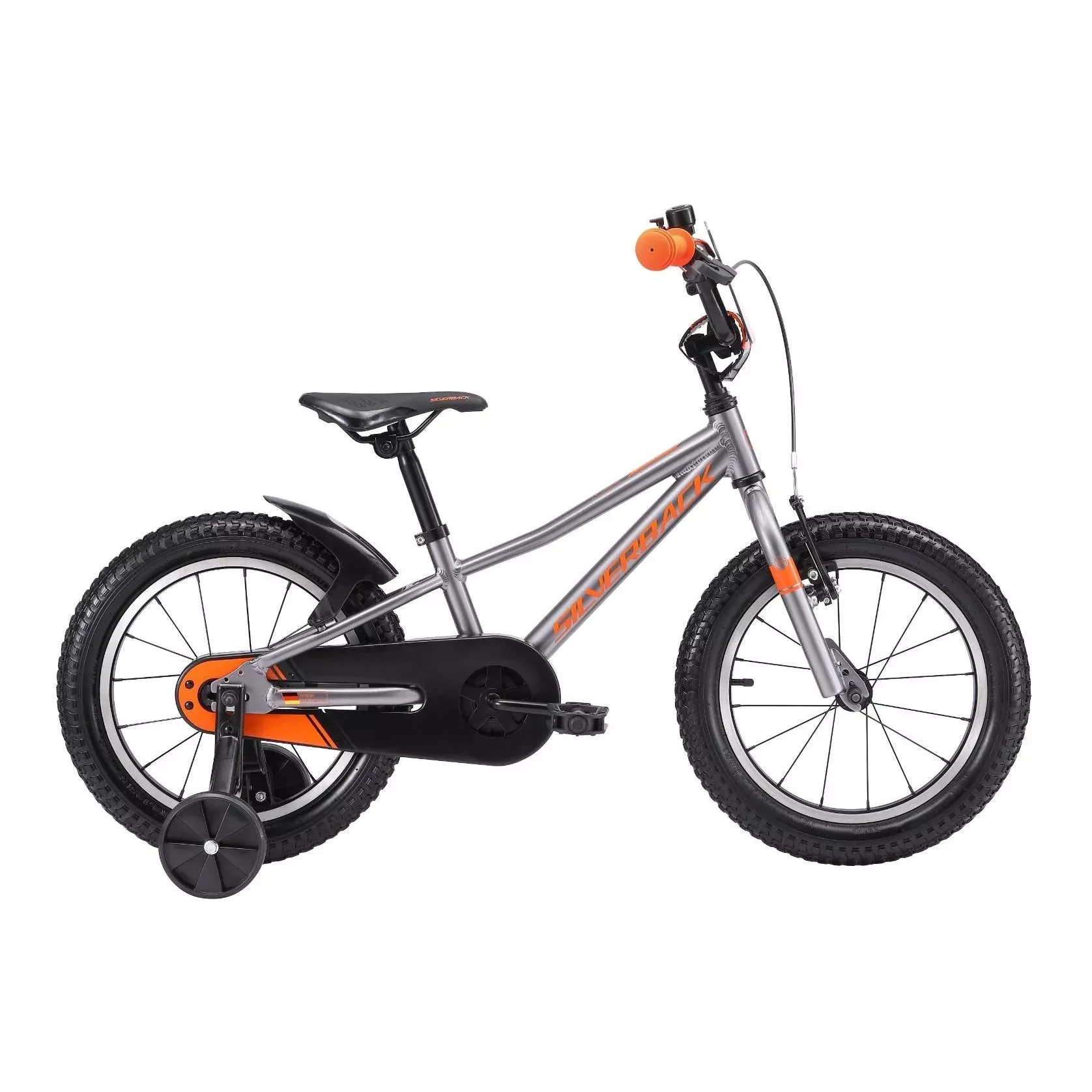 Silverback Skid 16 Kids Bike Silver Orange