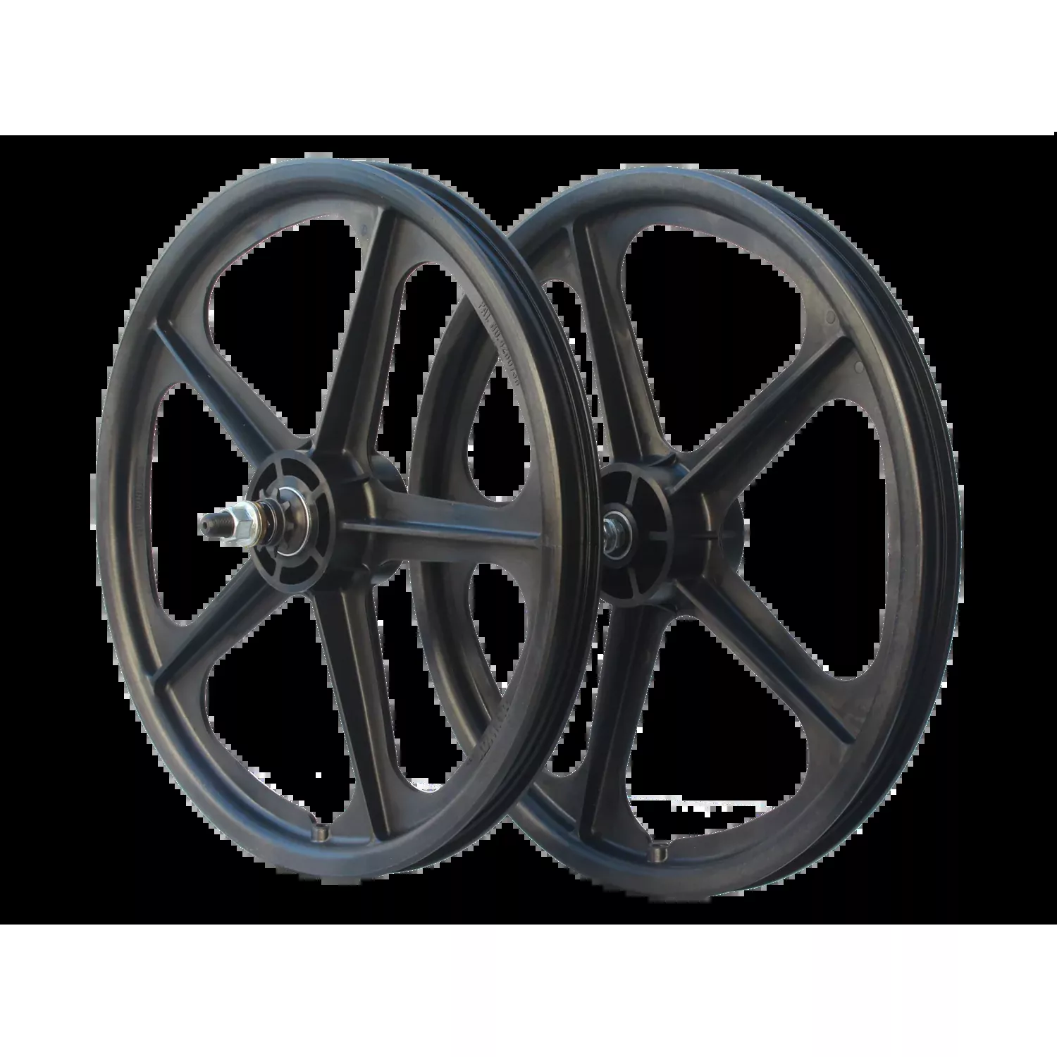 Skyway Tuff II BMX Wheelset 9T Black