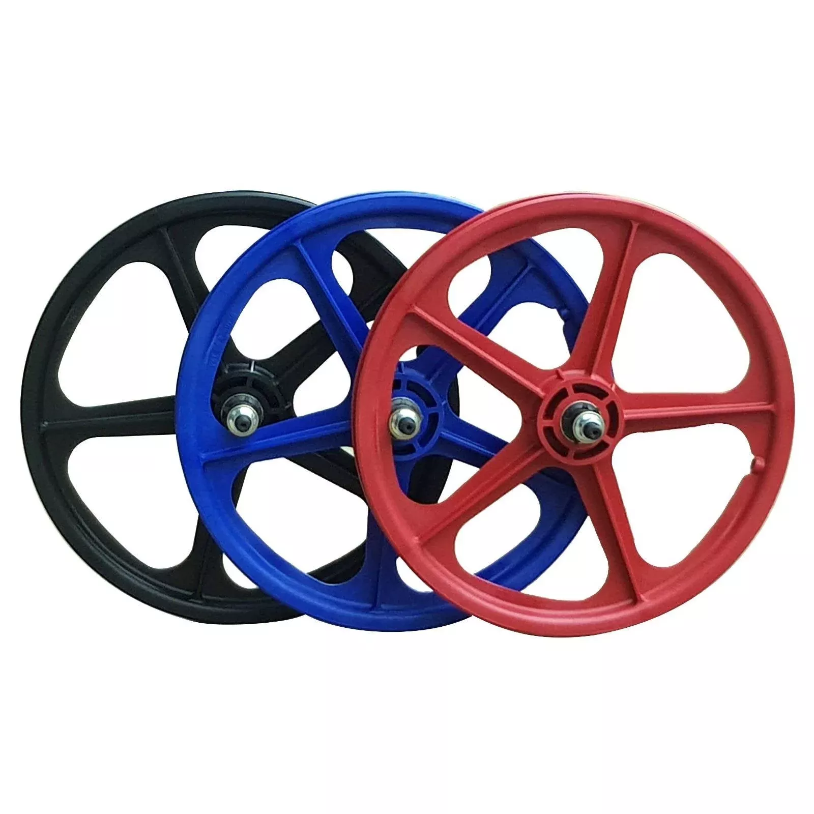 Skyway Tuff II Cassette 20” BMX Wheelset Blue