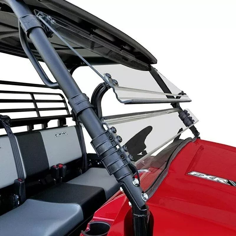 Spike MULEFXRWS2000 D-2 Lexan Full Tilting Windshield Kit Kawasaki Mule Pro-FXR