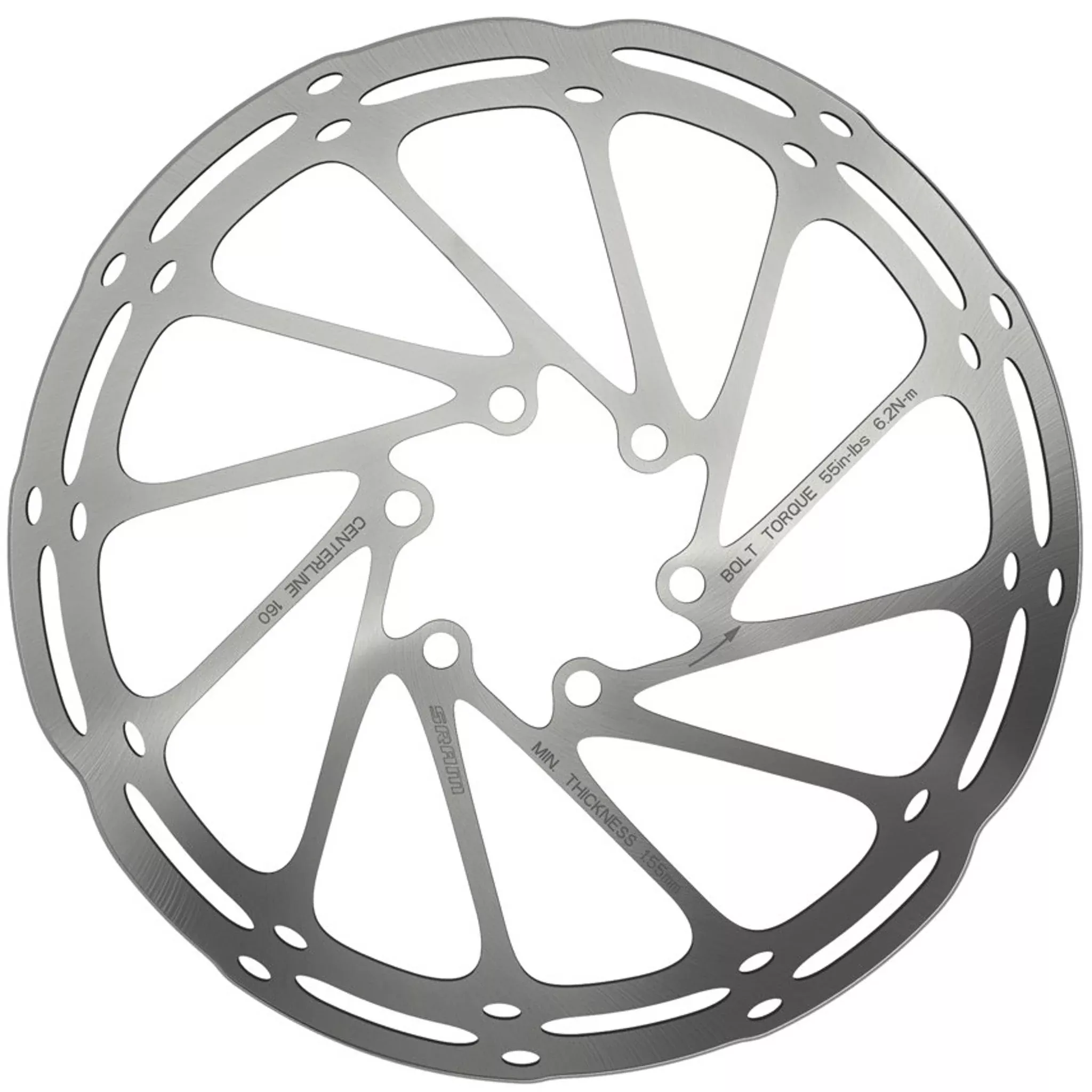 SRAM CenterLine Disc Brake Rotor 220mm 6-Bolt