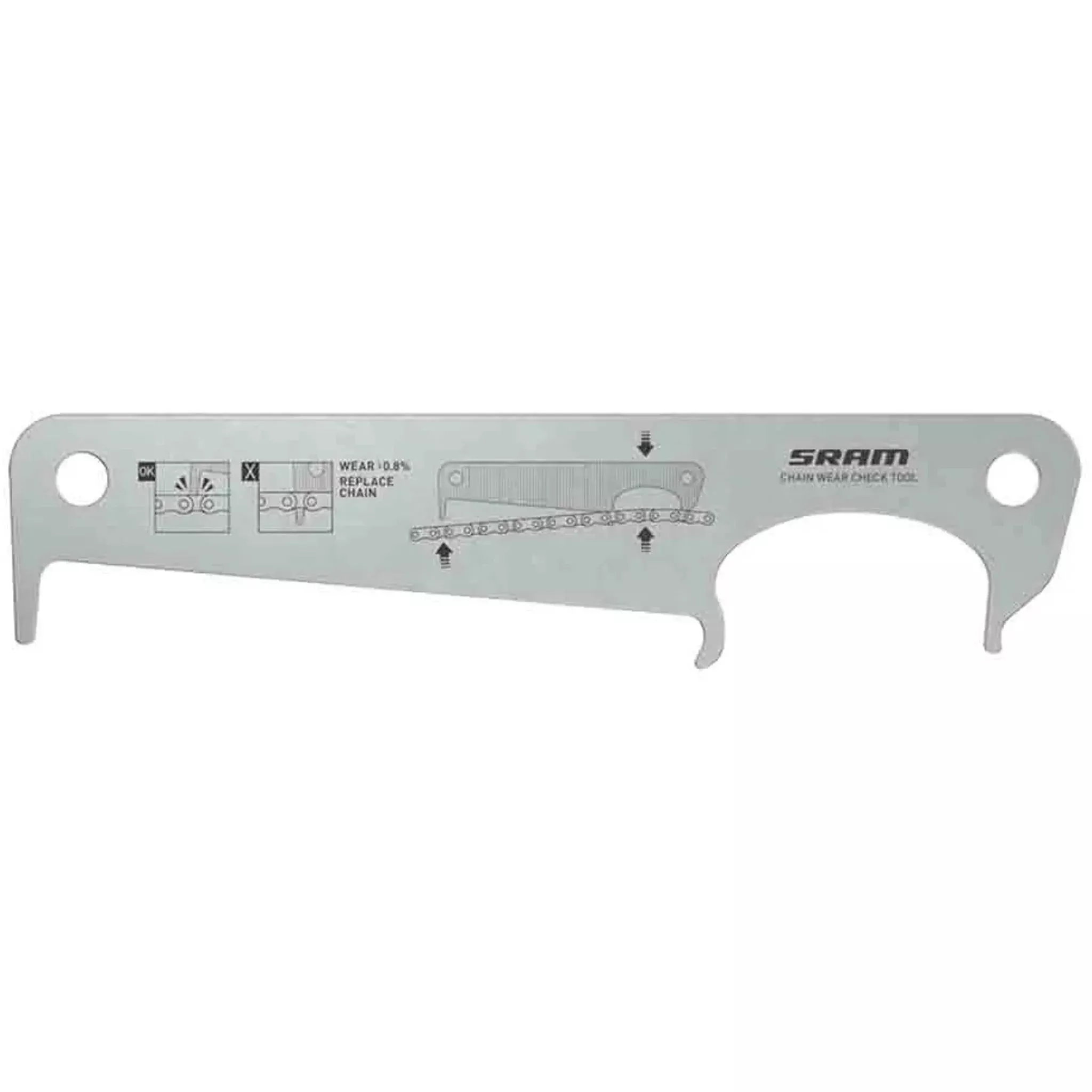 SRAM Chain Wear Check Tool (0.8% Wear Chains)