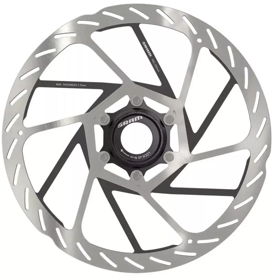 SRAM HS2 Brake Rotor 200mm Center Lock w/ Lockring Rounded