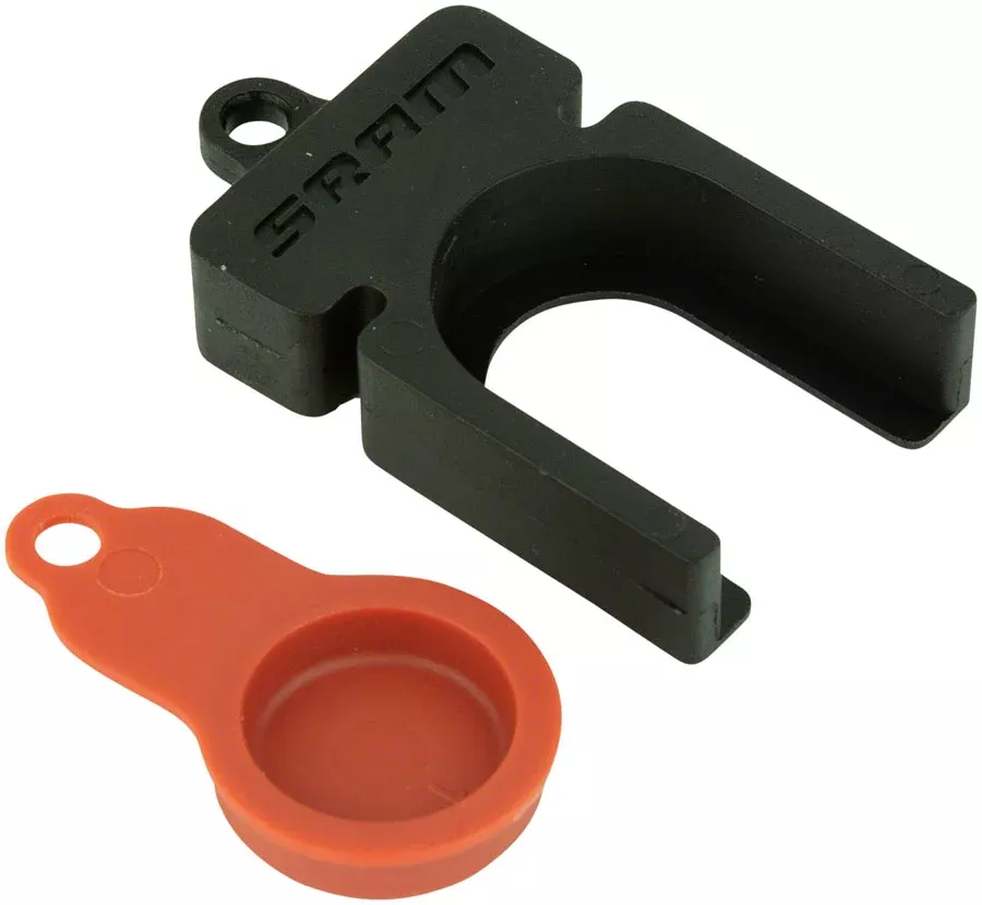 SRAM Monoblock Caliper 21mm Piston Removal Tool – For Level Ultimate/TLM/ eTap HRD, Includes Plug and Removal Block