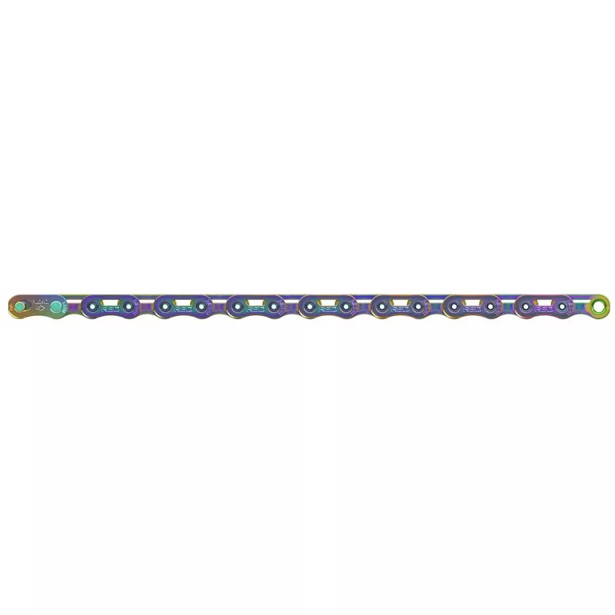SRAM RED E1 Flattop 12-Speed Chain 126L Rainbow
