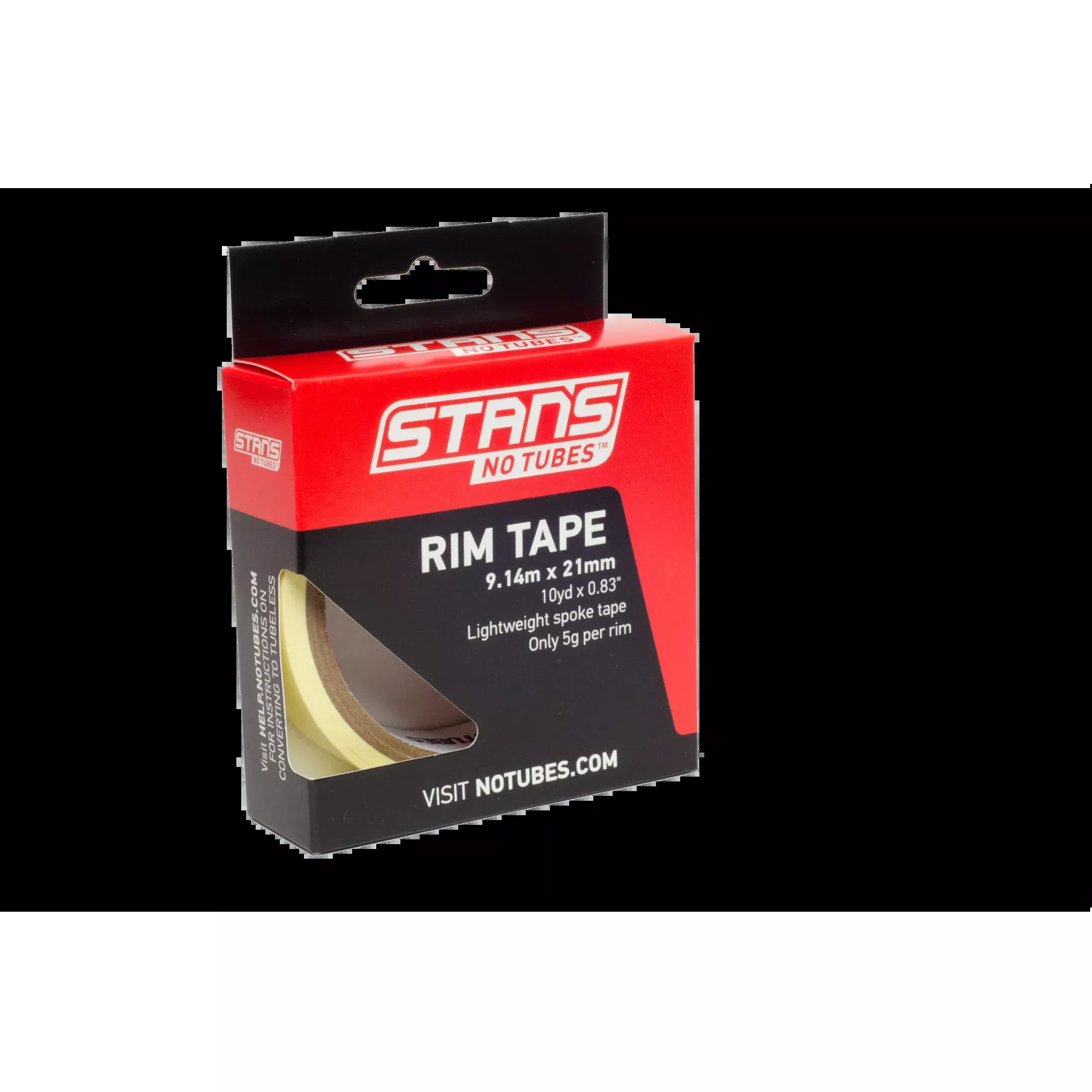 Stan’s NoTubes Rim Tape 21mm x 10yds Yellow