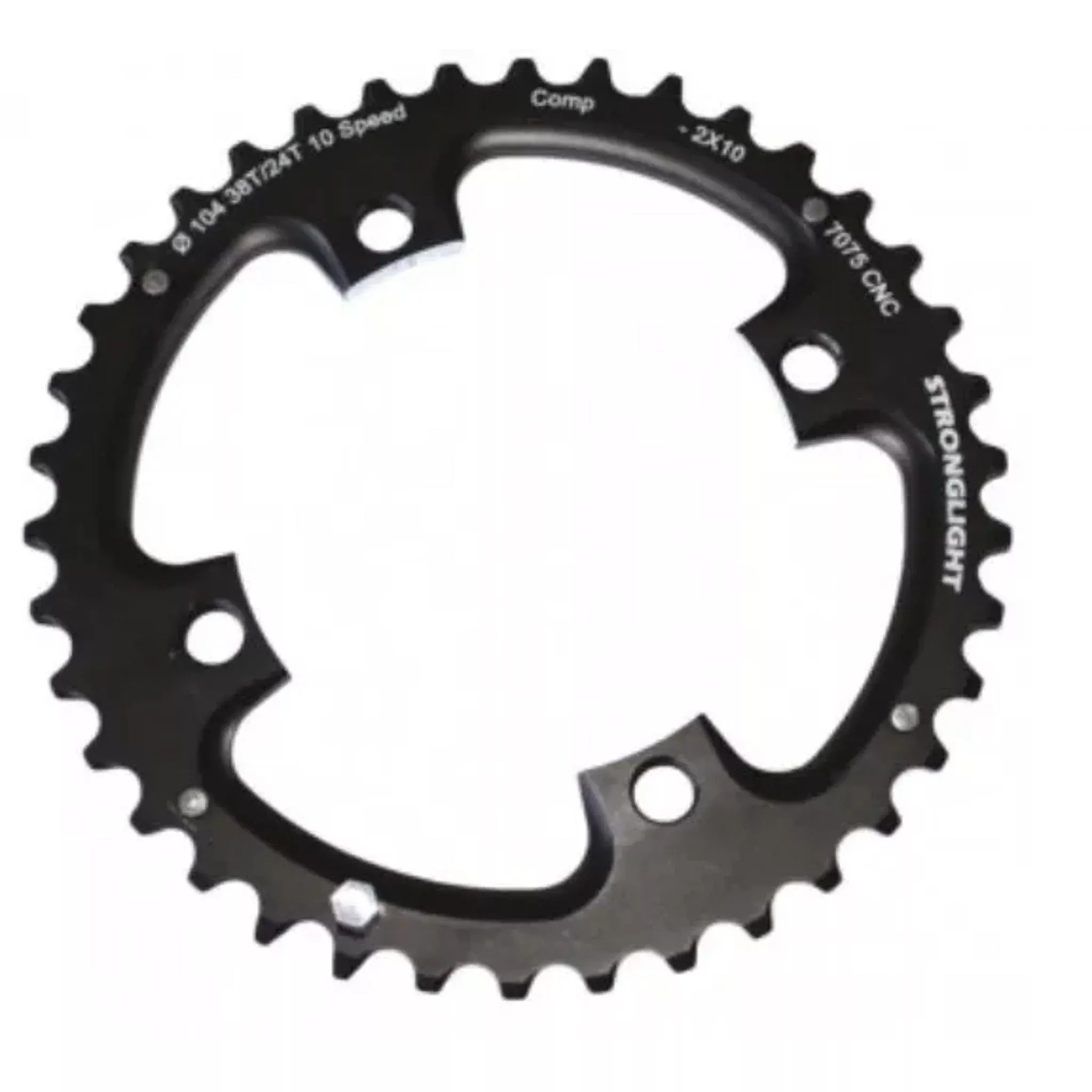 StrongLight MTB Chainring 104 2×10 36T BK 7075 9/10s Double Out