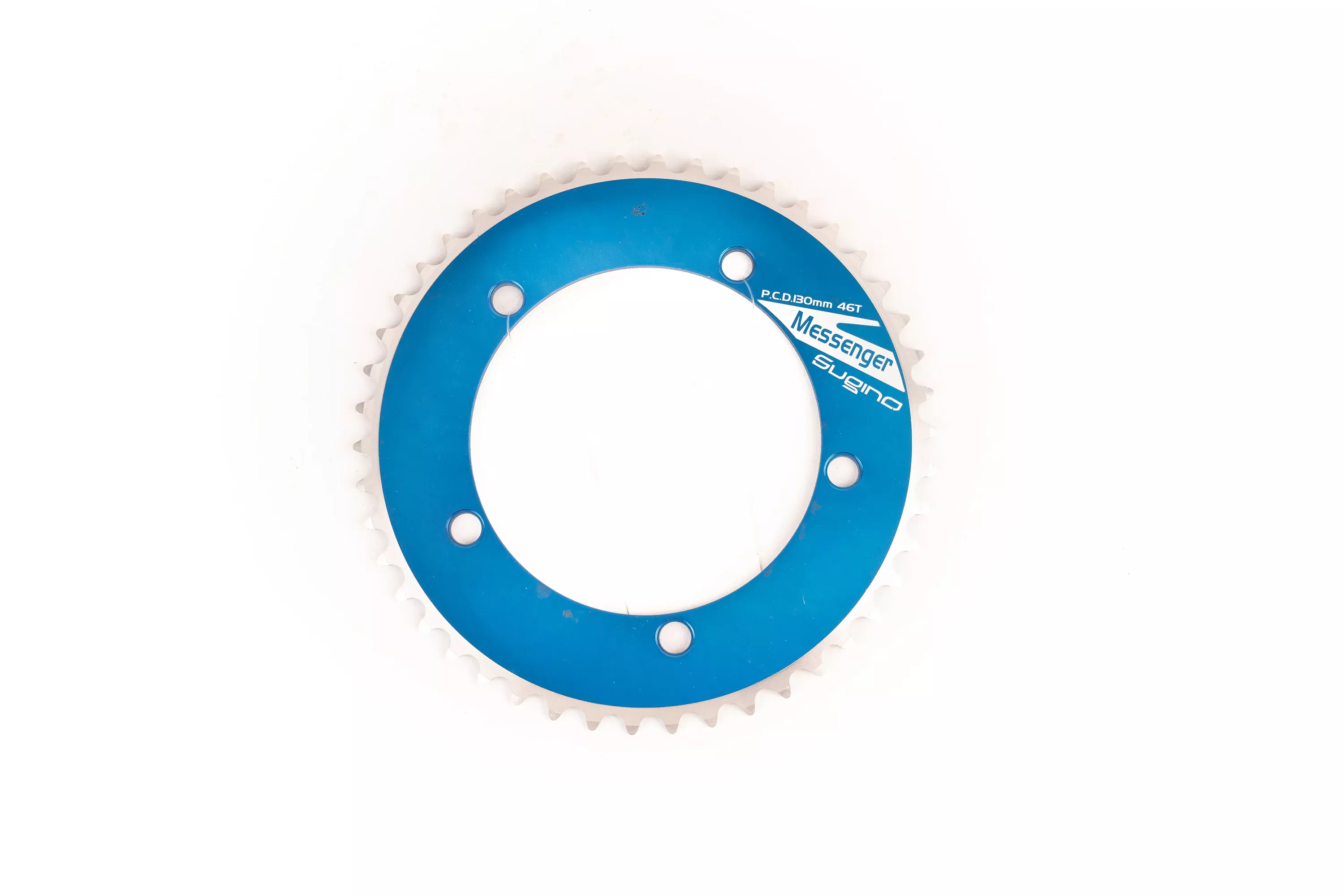 Sugino Messenger 46t Chainring 130mm 1/2x1/8" Blu
