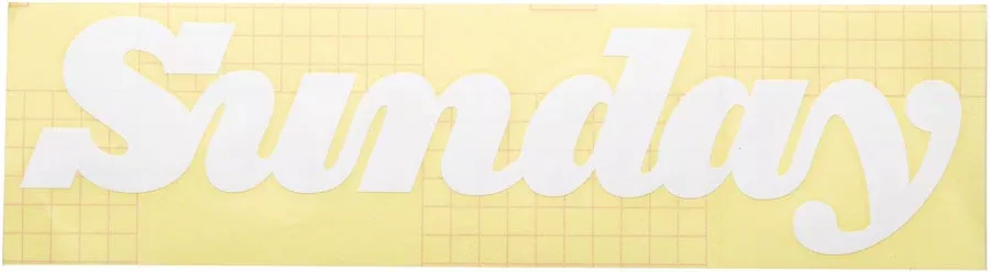 Sunday Ramp Decal