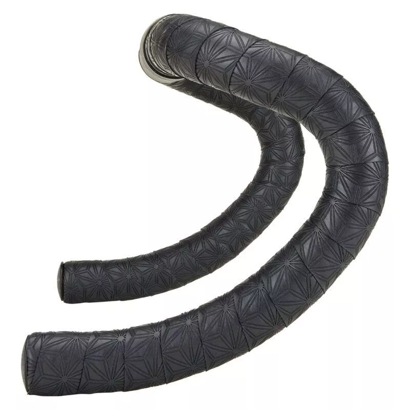 Supacaz Super Sticky Kush – Gravel – Black + Ano Black Plugs