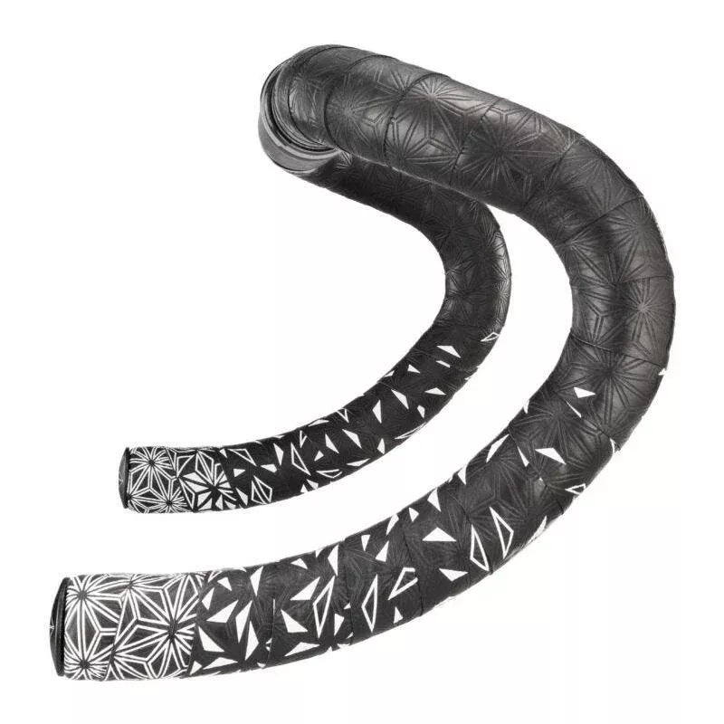 Supacaz Super Sticky Kush – Star Fade – White + Ano Black Plugs