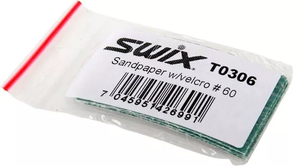 Swix T306 Sandpaper velcro 3pcs., # 60