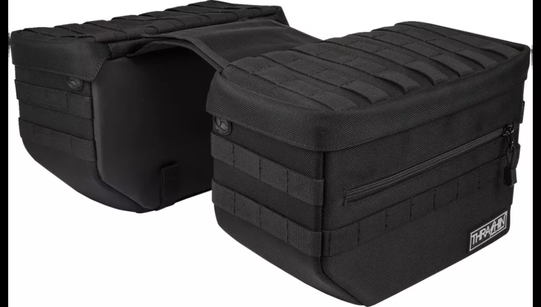 Thrashin Escape V2 Saddlebags 4 Harley Dyna Softail and Custom Models