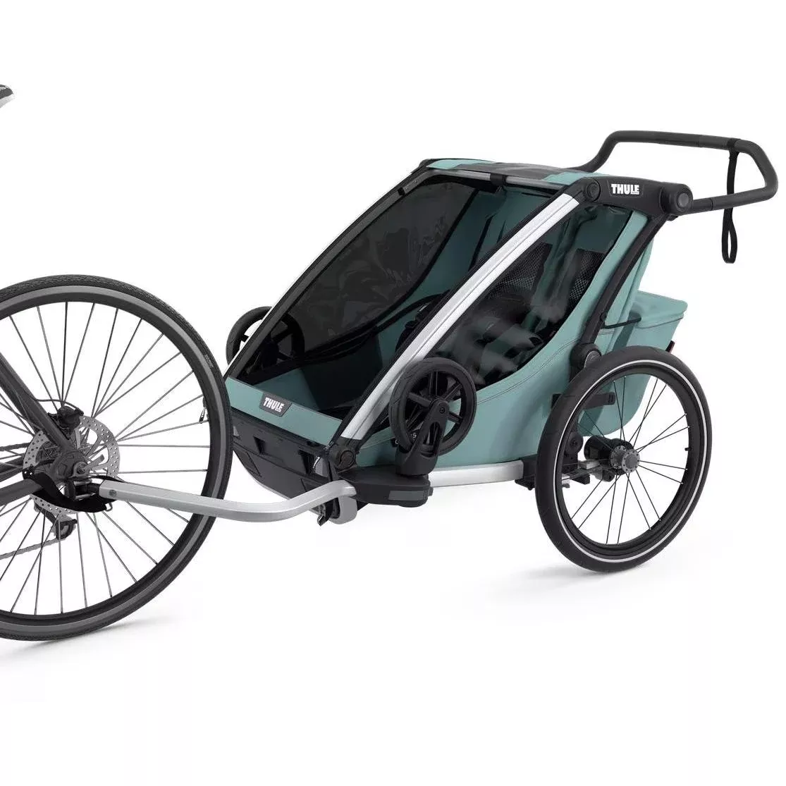 Thule Chariot Cross Double Child Trailer Alaska Blue – Two Child