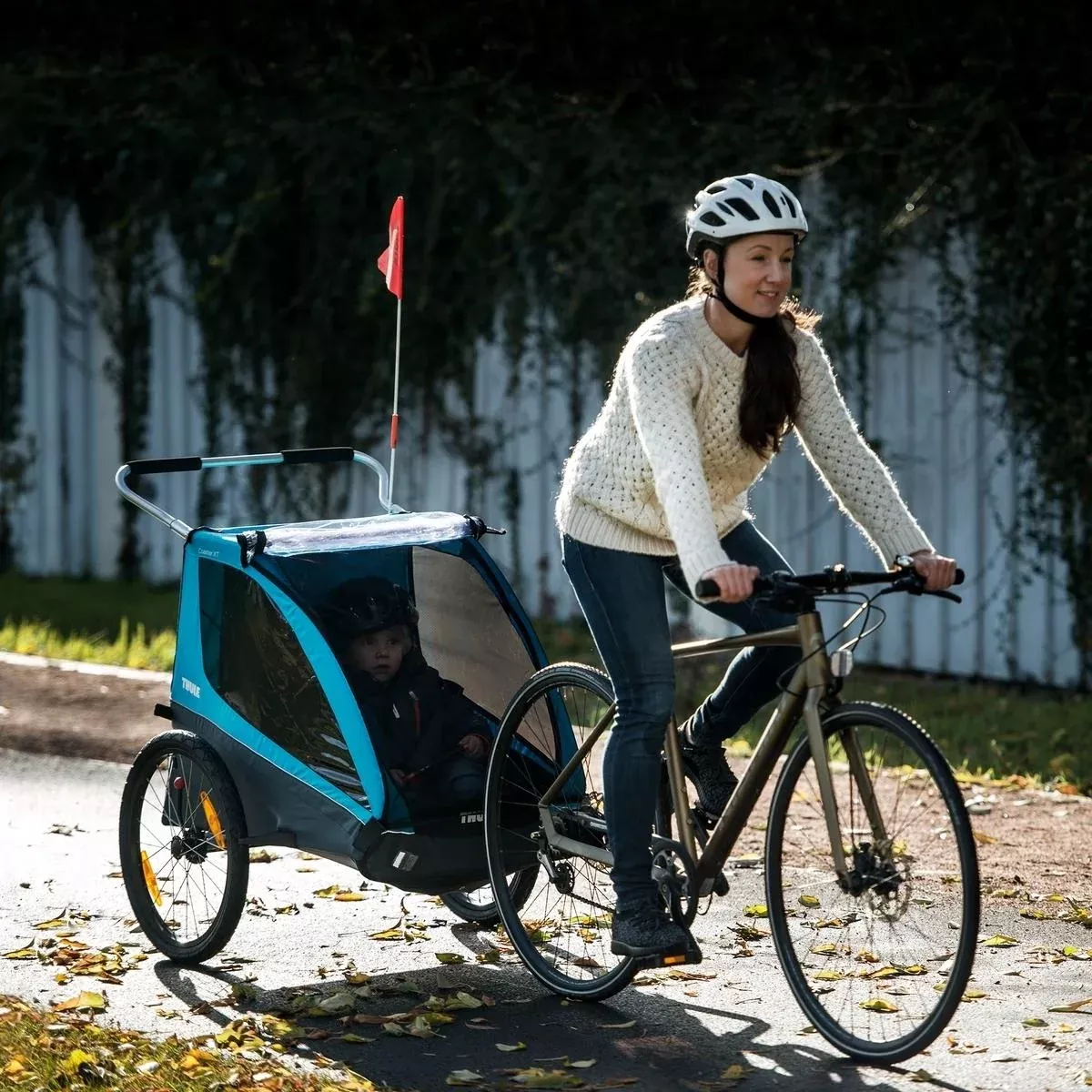Thule Coaster XT 2 Seat Bike Child Trailer Black