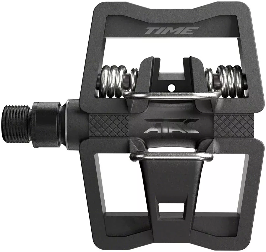 Time Link Pedals – Single Sided Clipless with Platform, Composite, 9/16″, Black, B1