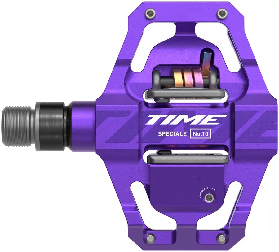 Time Speciale 10 Pedals – Dual Sided Clipless with Platform, Aluminum, 9/16″, Purple, Small, B1