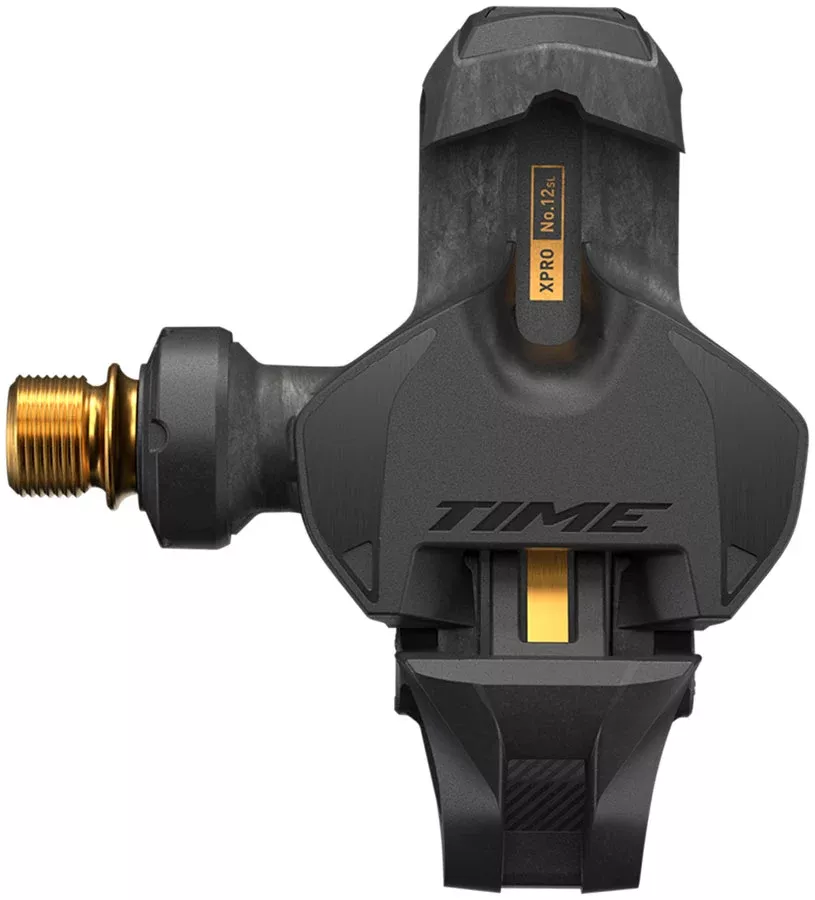 Time XPRO 12SL Pedals – Single Sided Clipless, Carbon, 9/16″, Carbon/Gold, QF 53, C1