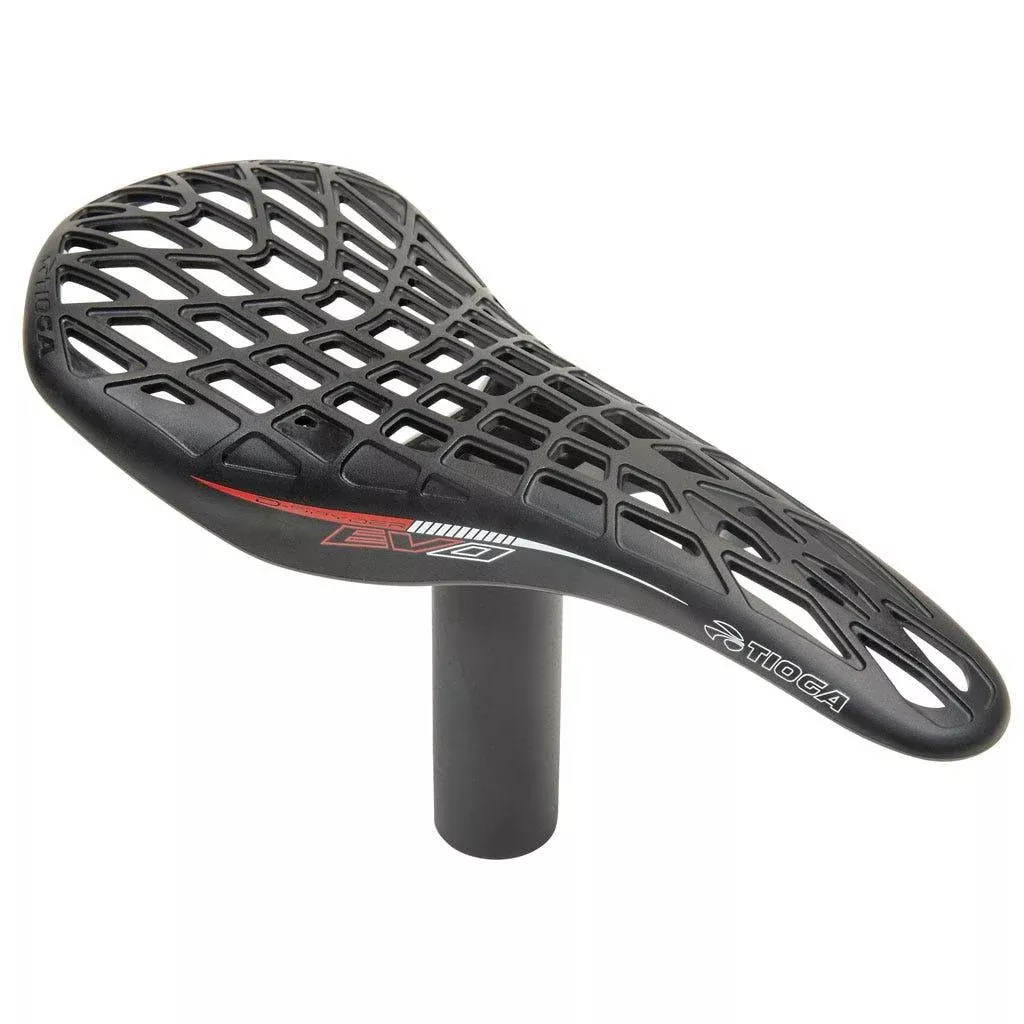 Tioga D Spyder Evo Airofloat BMX Seat & Post Combo Black