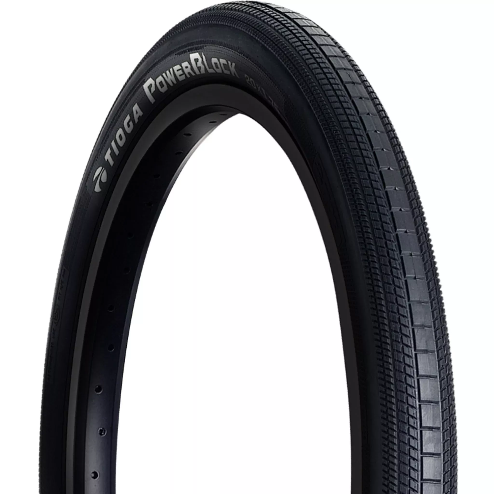 Tioga Powerblock BMX Race Tyre 20×1-1/8” Black