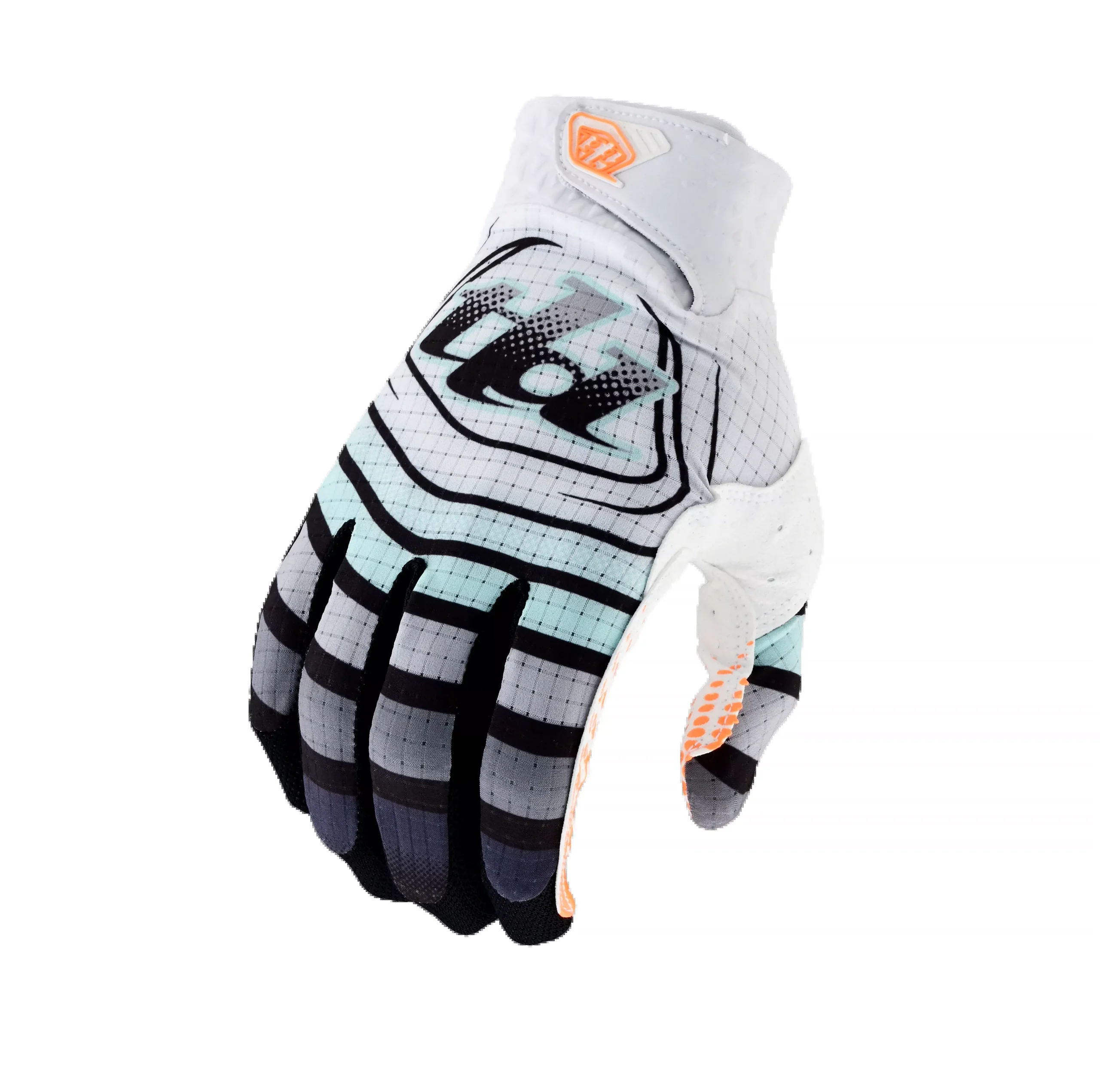 Troy Lee Designs Air MTB Glove – Wavez – Bleached Aqua