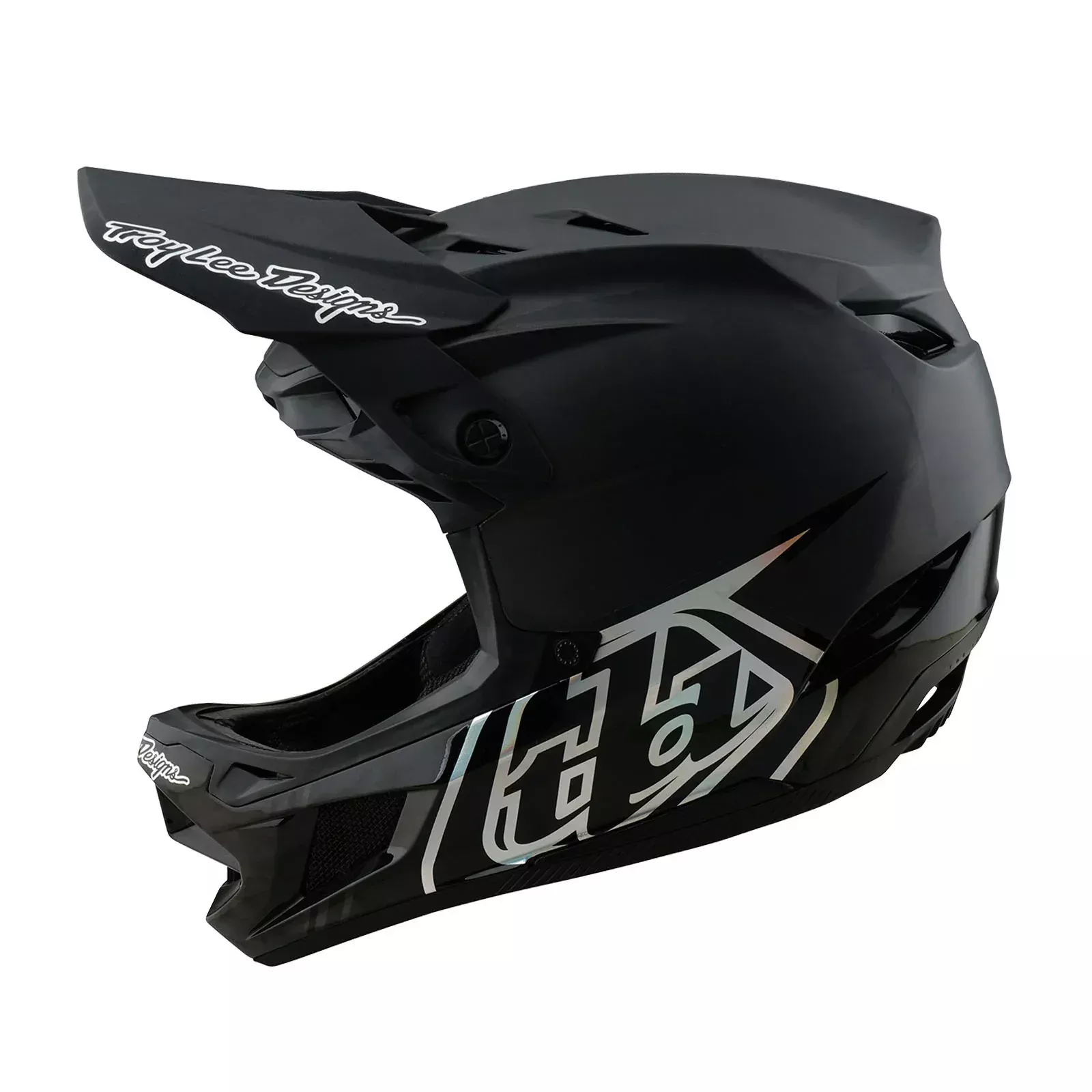 Troy Lee Designs D4 Carbon Full Face Helmet – Stealth – Black