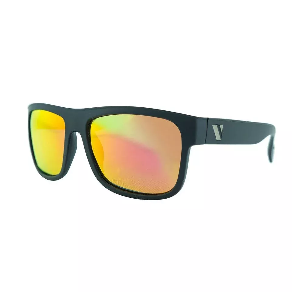 Venture Avalanche Sunglasses Matt Black/Red Revo