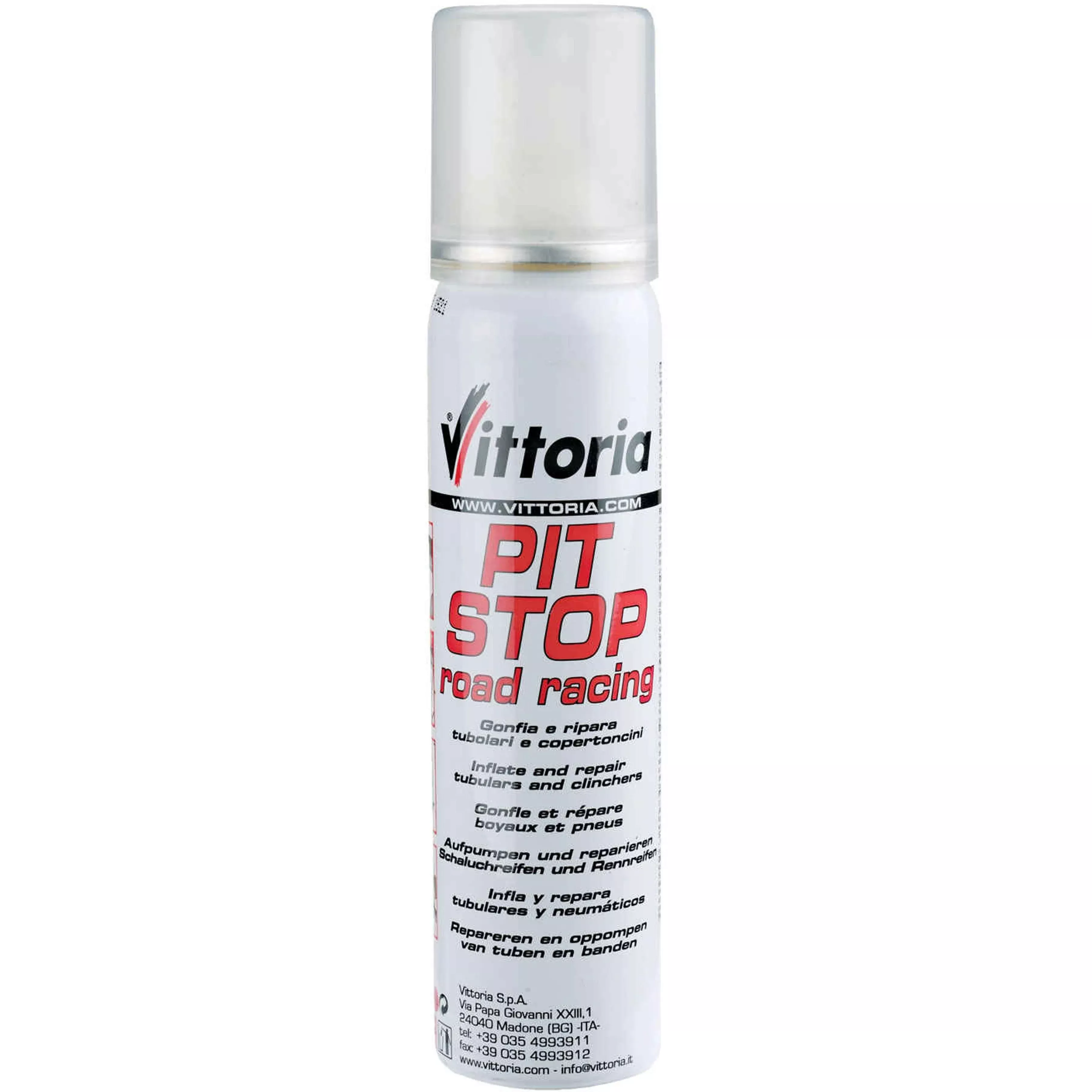 Vittoria Pit Stop Road & Tri Race Tyre Pump/Sealant Combo