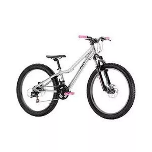 Vuly Classic Kids 24” Mountain Bike Silver/Pink