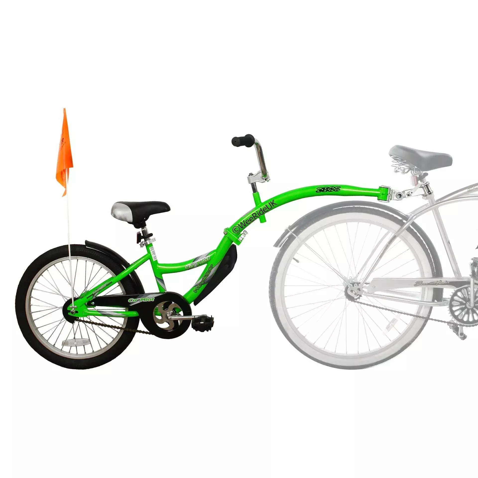 Weeride Tag Along Co Pilot Green