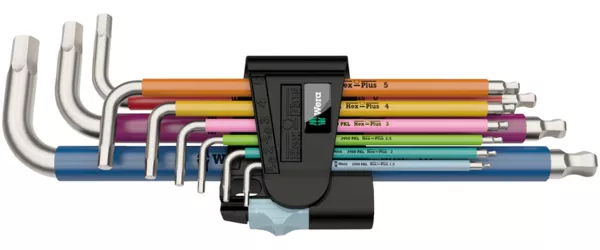 Wera 3950/9 Hex-Plus L-Key Hex Wrench Set