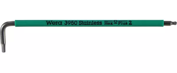Wera 3950 SPKL Multicolor Stainless L-Key, 2mm