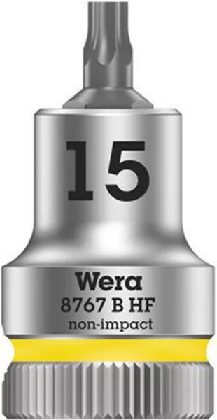 Wera 8767 B HF Torx Zyklop 3/8" Drive Torx Bit Socket, T15