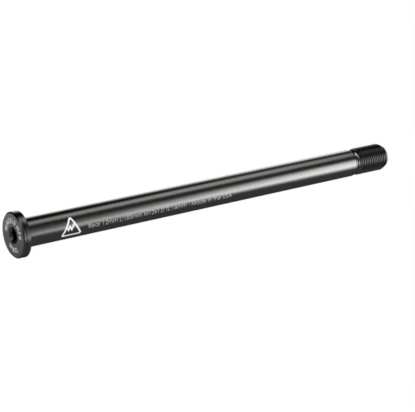 Wheels Manufacturing Rear Thru Axle 12mm x 185 Length x 1.0 Thread Pitch - Flat Washer