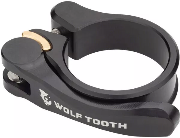 Wolf Tooth Quick Release Seatpost Clamp - 36.4mm, Black