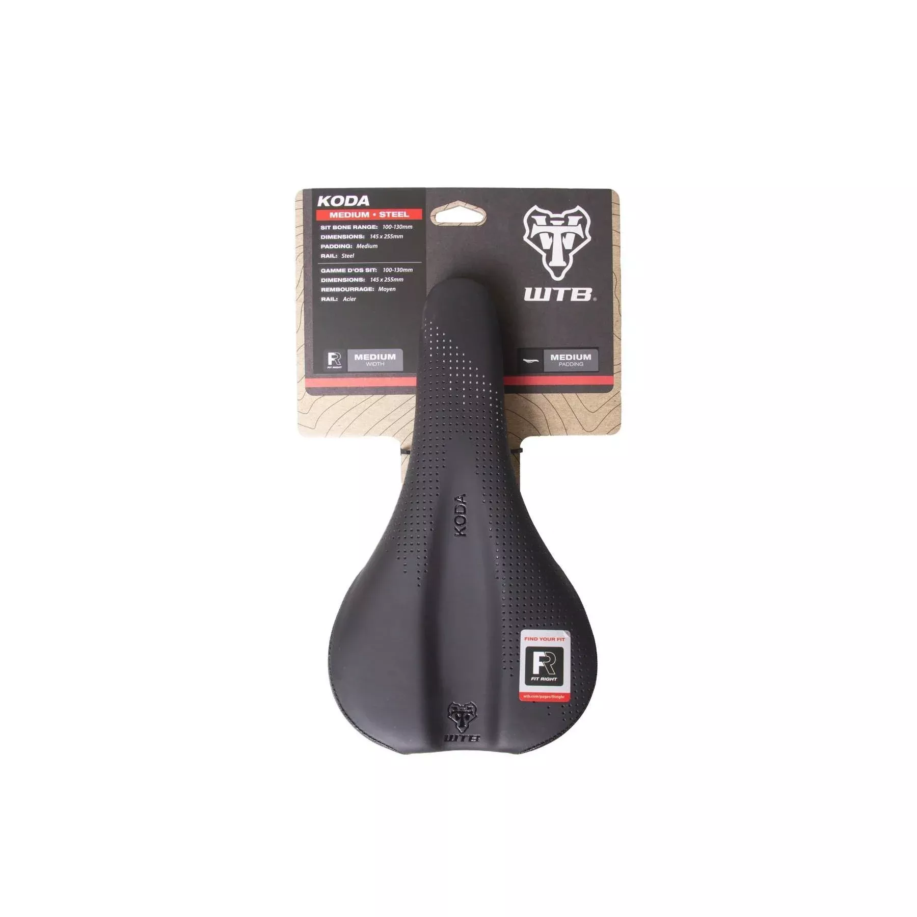 WTB Koda Medium Saddle 255mm
