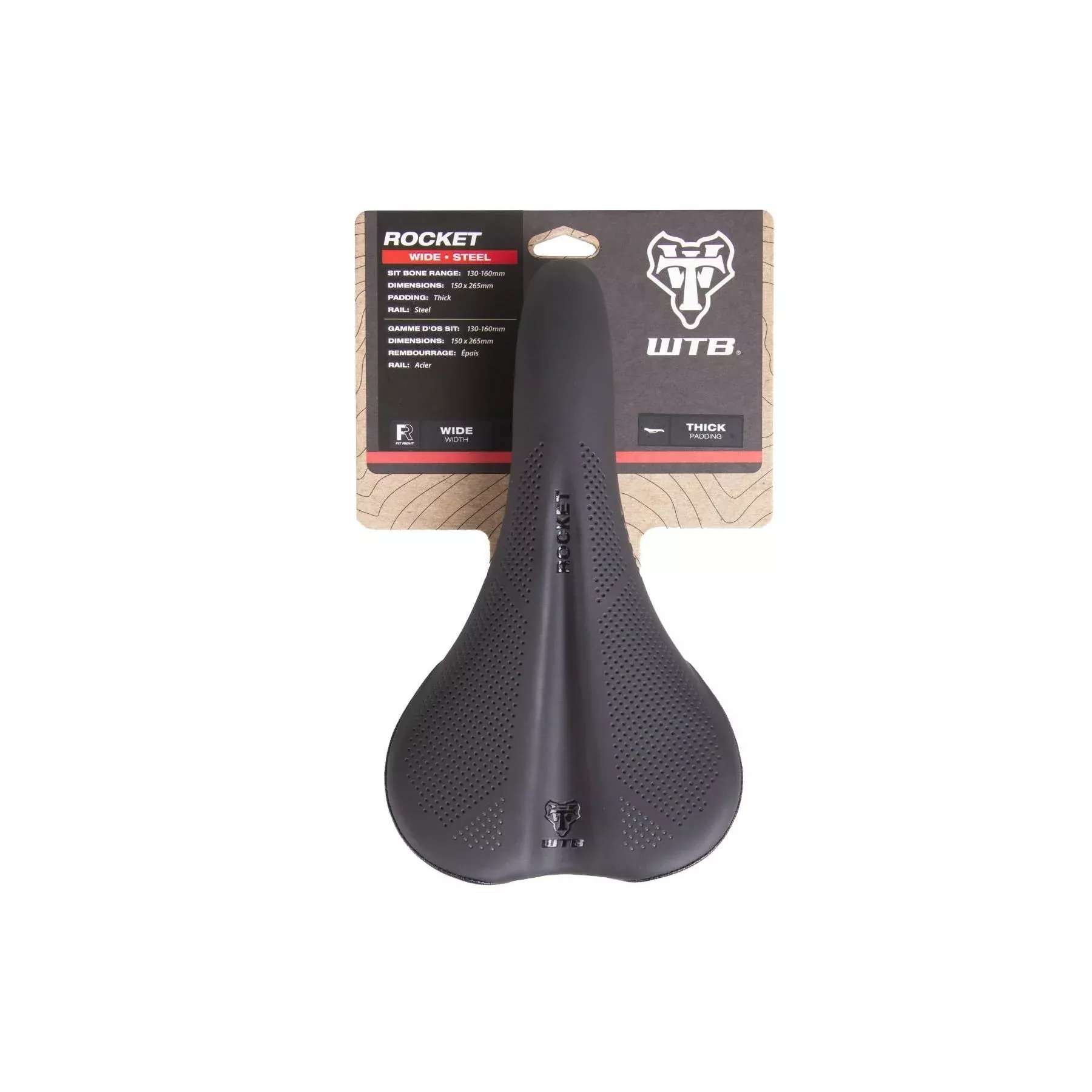 WTB Rocket Wide Saddle 265mm