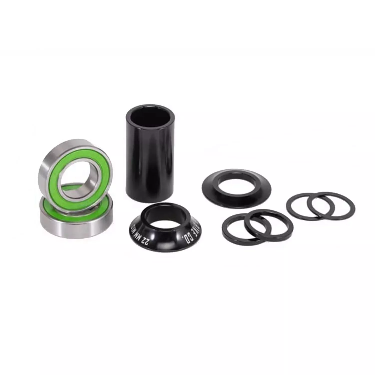 WTP Compact Mid Bottom Bracket Set 22mm x 41mm Black