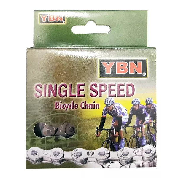 Yaban 1/2 x 1/8 Single Speed BMX Chain Silver