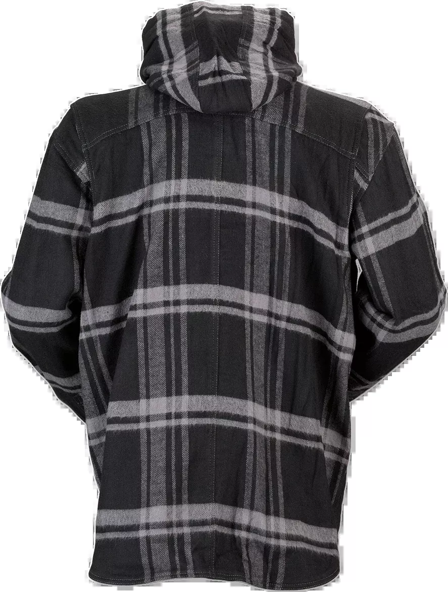 Z1R Timber Flannel Shirt – Black/Gray – XL 3040-2835