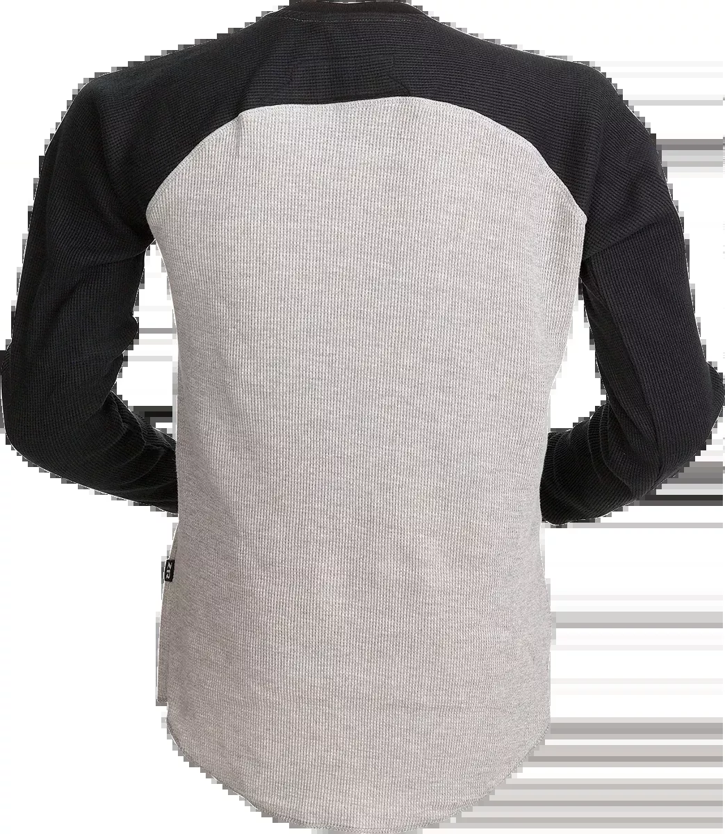 Z1R Waffle Long-Sleeve Shirt – Gray – 3XL 2840-0154