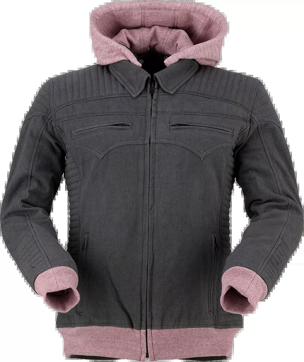 Z1R Women’s Impress Jacket – Black/Rose – Medium 2840-0114
