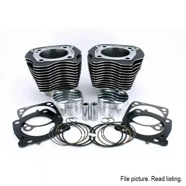 Zippers Big Bore Cyl Kit Flat Pistons 128 Harley Milwaukee Eight 17-Up